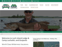 Tablet Screenshot of lochisland.com